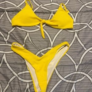 Yellow Zaful Bikini